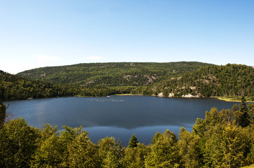 Lac de l'Anse à l'eau, Tadoussac, Parc marin du Saguenay-Saint-Laurent, Region Charlevoix, Provinz Québec, Kanada, Nordamerika