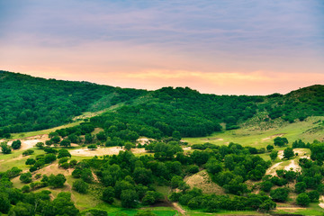 Obraz premium The Ulan prairie in the midsummer