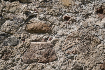 Detailed stone wall 