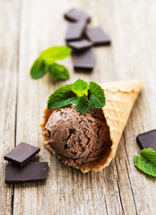Chocolate ice cream