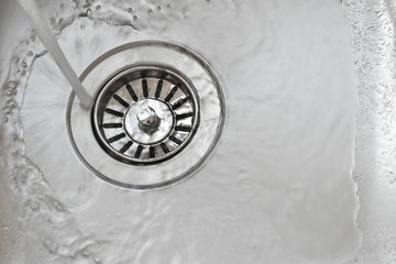 hole of kitchen sink