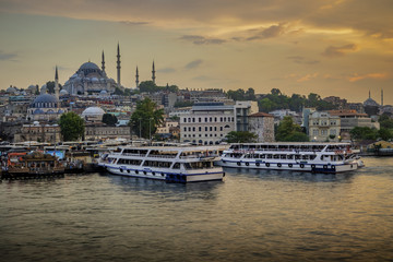 Sunset View of Istanbul Old Town