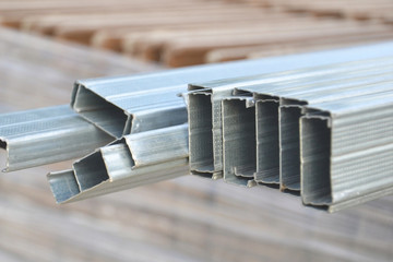bunch of steel channel