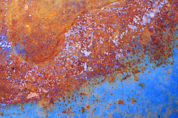 Abstract colorful Rusty metal texture