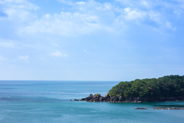 Beautiful island and sea