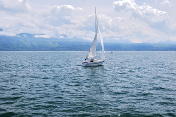 Naklejka premium Lake Geneva, Switzerland.