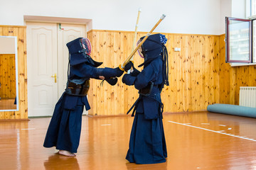 Japanese martial art of sword fighting