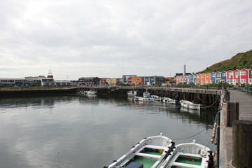 Fototapeta premium Harbour on Heligoland, Germany.