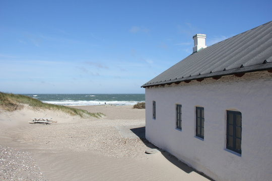Stenbjerg, small fishing village, Denmark.