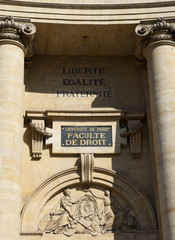 Universität Paris,  Rechtswissenschaftliche Fakultät, Place du Panthéon Pantheon, Paris, Ile de...