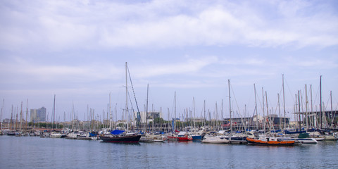 Fototapeta premium Port w Barcelonie