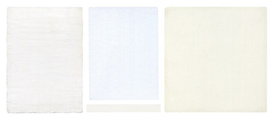 Vintage white board background set isolated on white