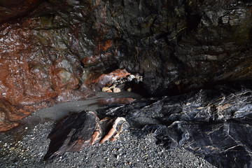Sea Cave Treardock Beach Cornwall
