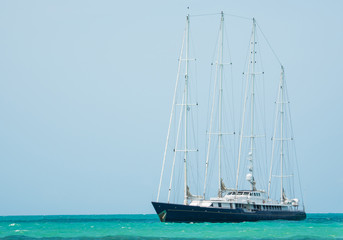 sailboat in the sea