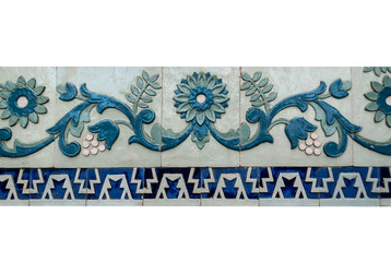 pattern ornament on the tile