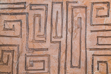 Wall with plaster background