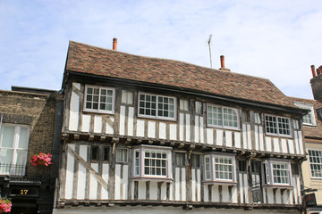 Black and white house in Cambridge