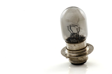 burn bulb isolated on white background