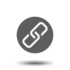 Chain Icon in trendy flat style isolated on grey background. Connection symbol for your web site design, logo, app, UI. Vector illustration, EPS10.