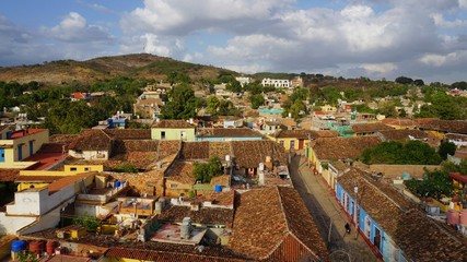 Blick auf die Kolonialstadt Trinidad auf Kuba