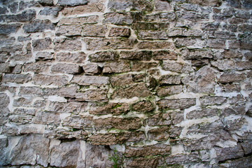 The ancient wall of the fortress