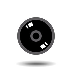 Cd icon vector