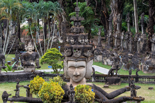 Laos - Buddha Park in Vientiane 