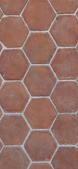 Wall facade bricks octagon exterior background
