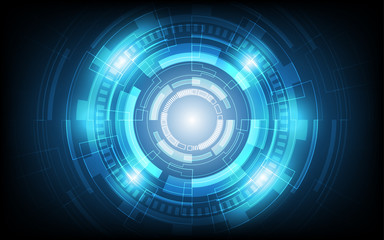 Abstract technology background Hi-tech communication concept innovation background vector illustration