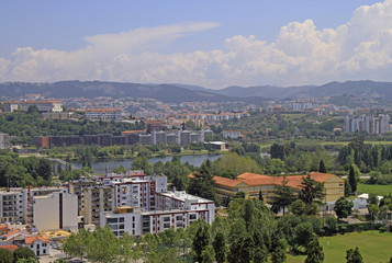 Fototapeta premium the cityscape of portuguese city Coimbra
