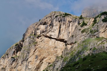 Felswand bei Colfosco, Dolomiten