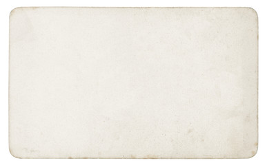 Vintage paper background isolated - (clipping path included)