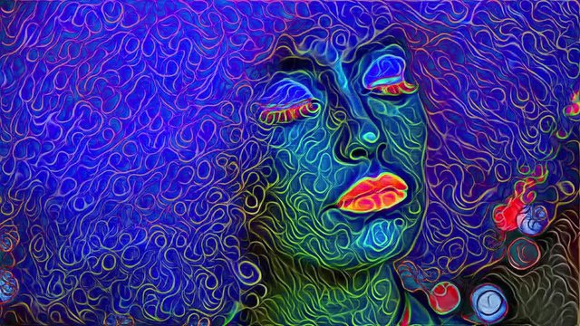 sexy neon glow suit woman