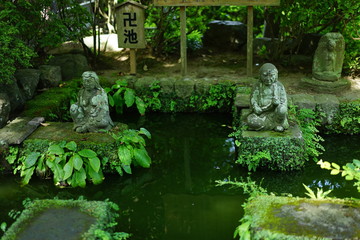 鎌倉の寺の庭