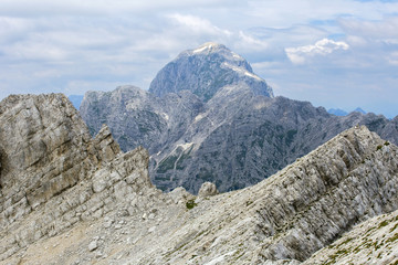 Julian alps in Slovenia landscape