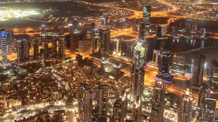 Fototapeta na wymiar Night in Dubai