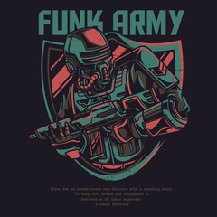 Funk Army Illustration