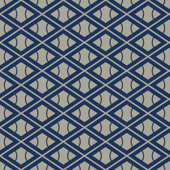 Japanese blue geometric pattern
