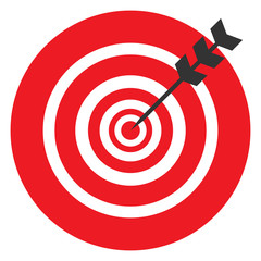 Darts icon. Target symbol. Vector.