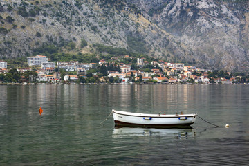 Fototapeta na wymiar Kotor at dawn, Boka Bay, Montenegro
