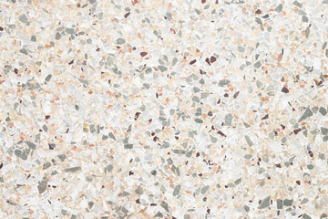 background image of gray terrazzo floor.