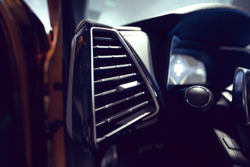 Intérieur automobile et détail habitacle