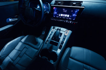Intérieur automobile et détail habitacle