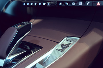 Intérieur automobile et détail habitacle