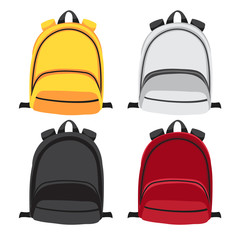 schoolbag vector collection design