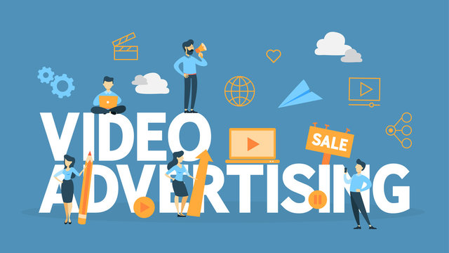 Video marketing concept