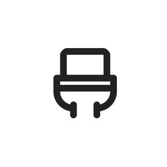 Toilet Simple Line Icon