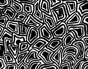 White and black grunge pattern. Background. Brush. Vector.