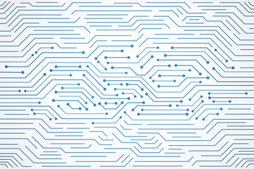 Abstract Technology Background , blue circuit board pattern