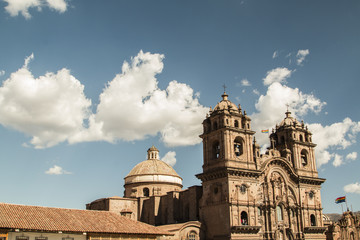 Fototapeta na wymiar View of cusco on a beautiful sunny day